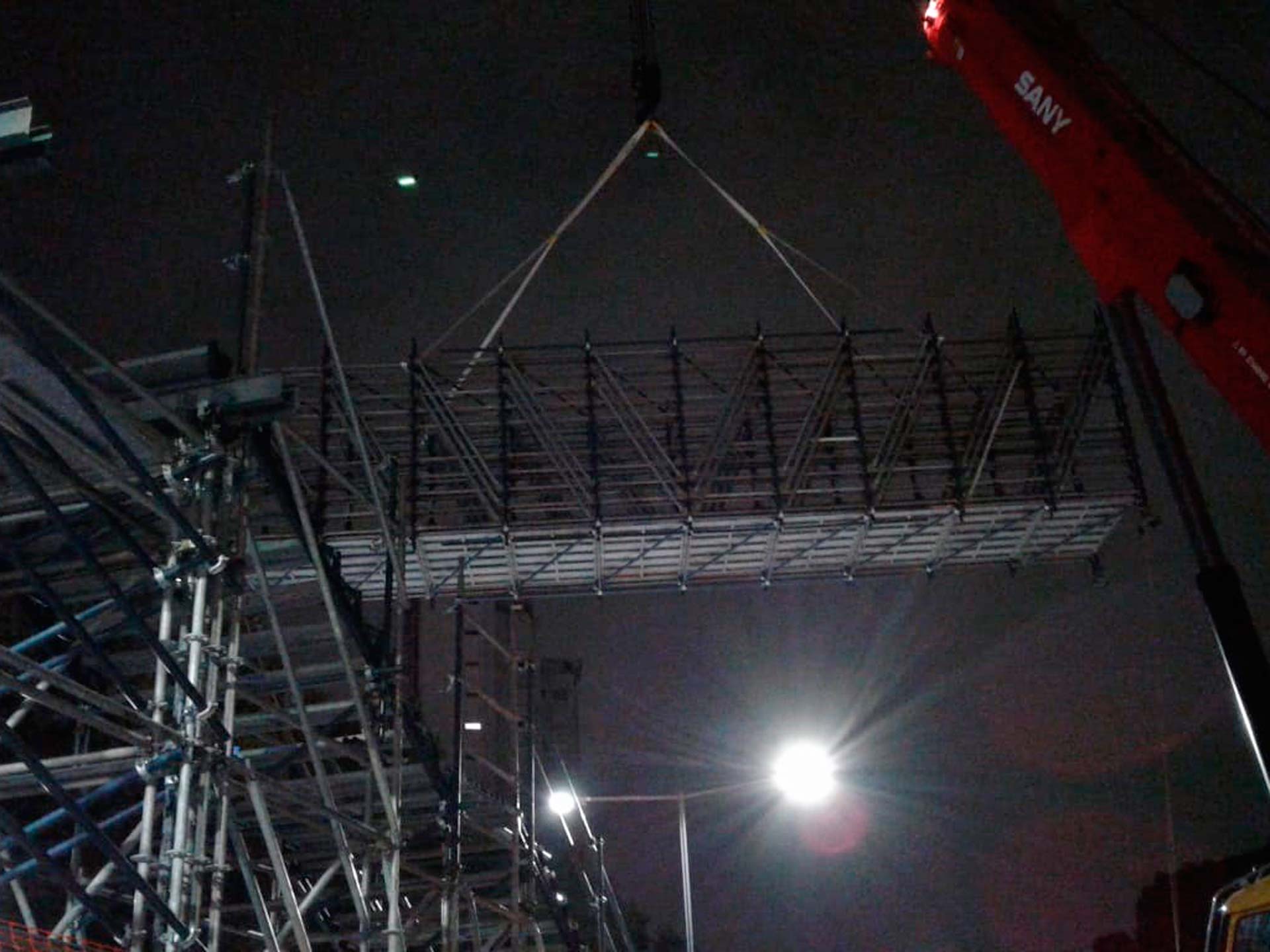 Viaducto San Martìn, Pasarela provisoria estación Villa del Parque