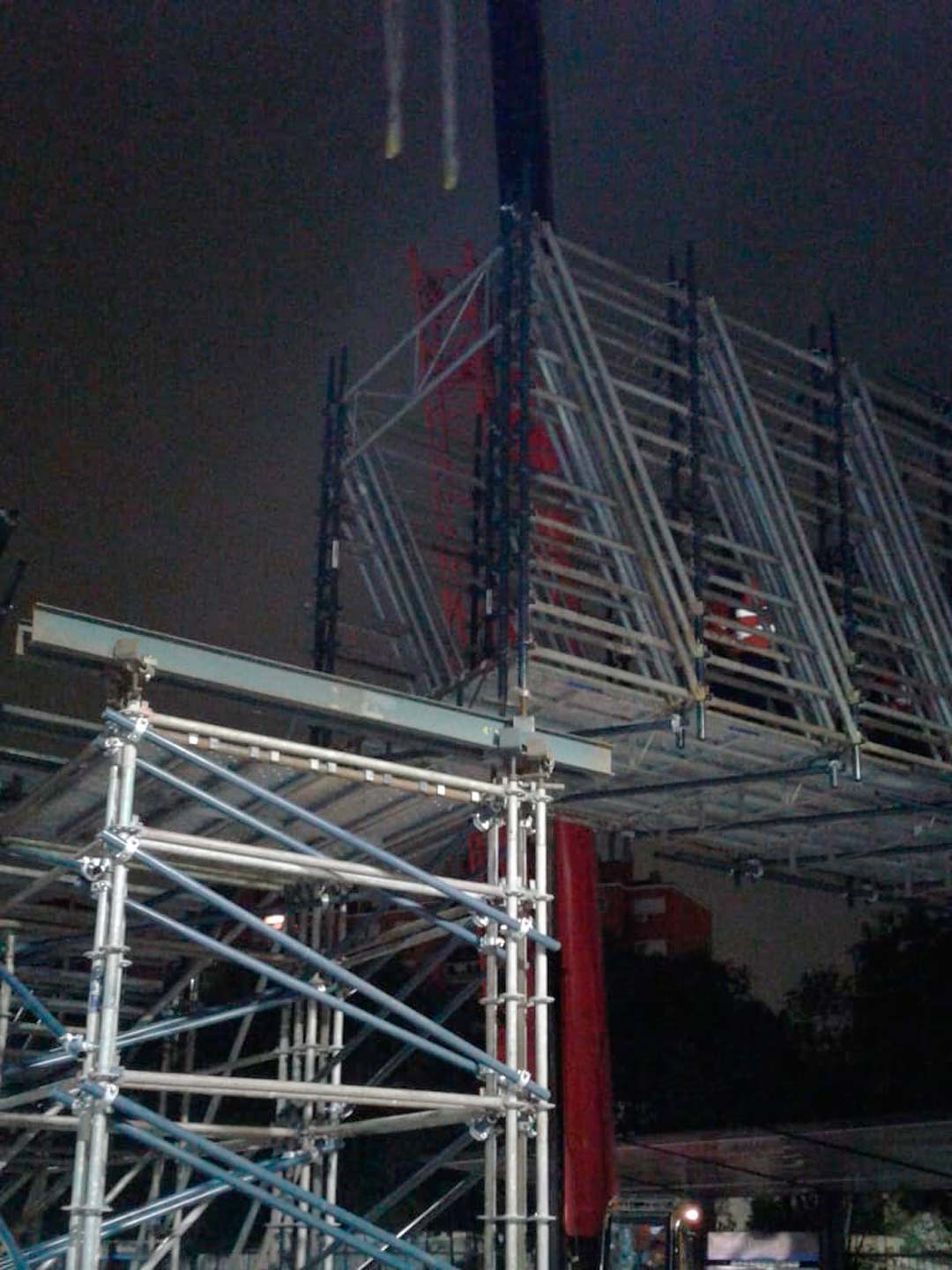 Viaducto San Martìn, Pasarela provisoria estación Villa del Parque