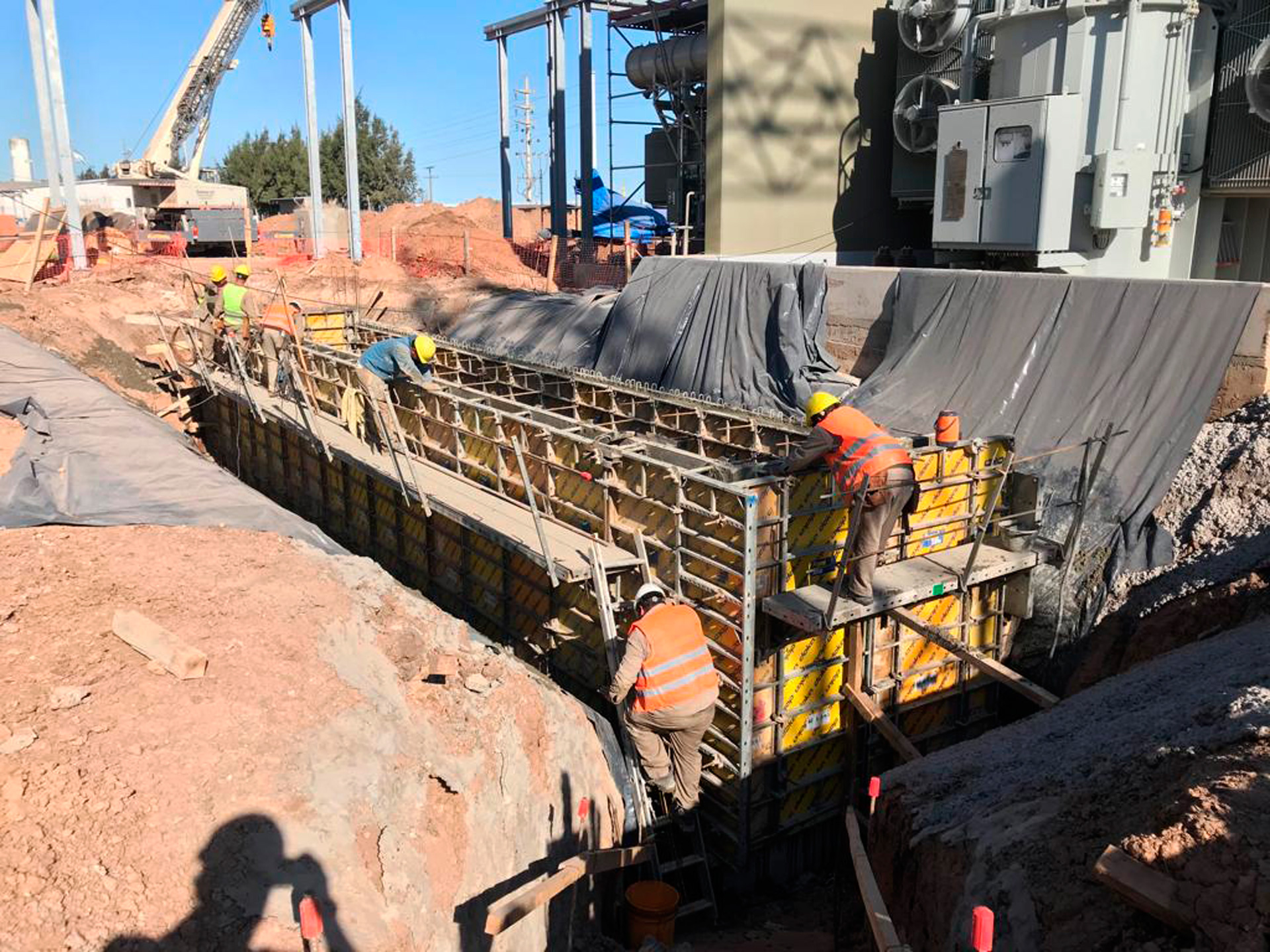 Cisterna Colectora de Aceite - Central Térmica San Lorenzo