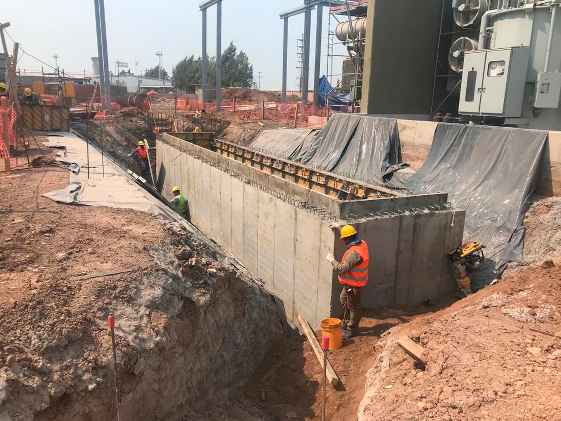 Cisterna Colectora de Aceite - Central Térmica San Lorenzo