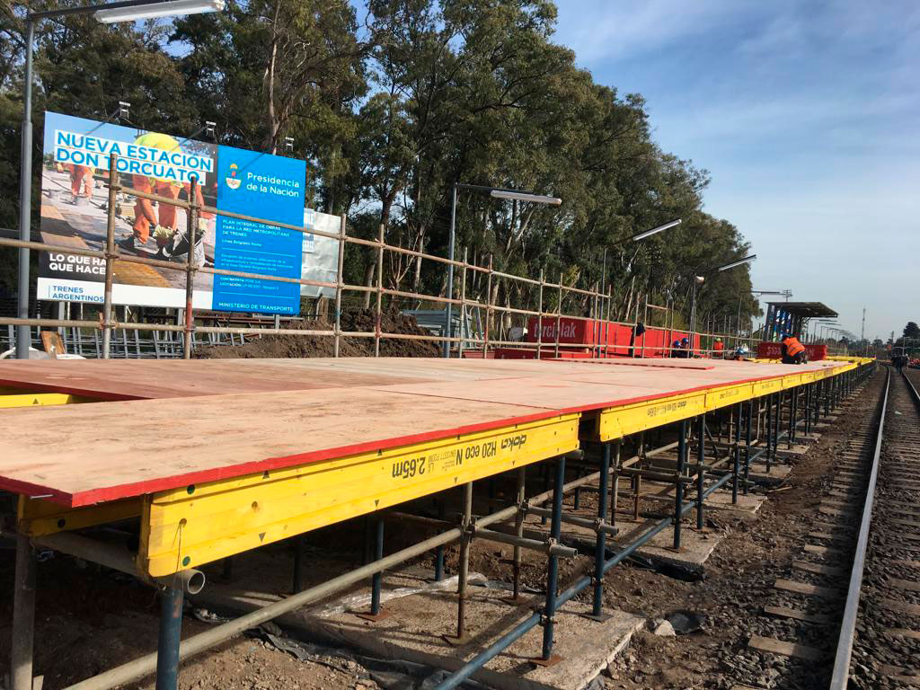 Línea General Belgrano Norte - Andenes Provisorios