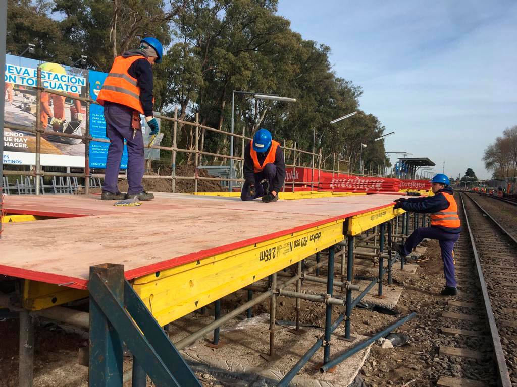 Línea General Belgrano Norte - Andenes Provisorios