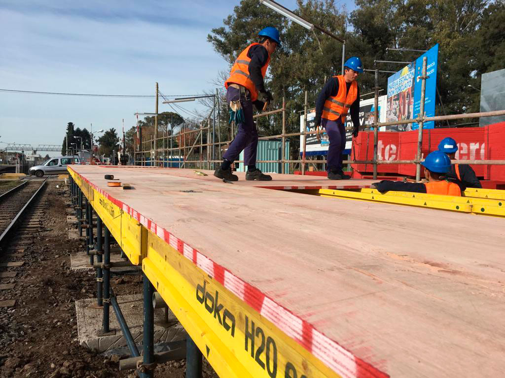 Línea General Belgrano Norte - Andenes Provisorios