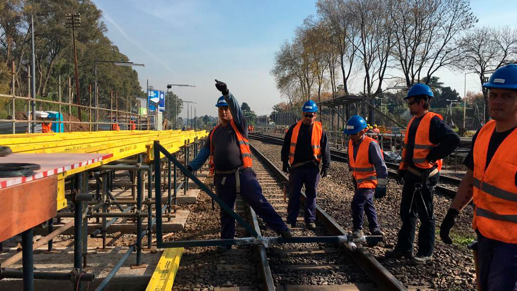 Línea General Belgrano Norte - Andenes Provisorios