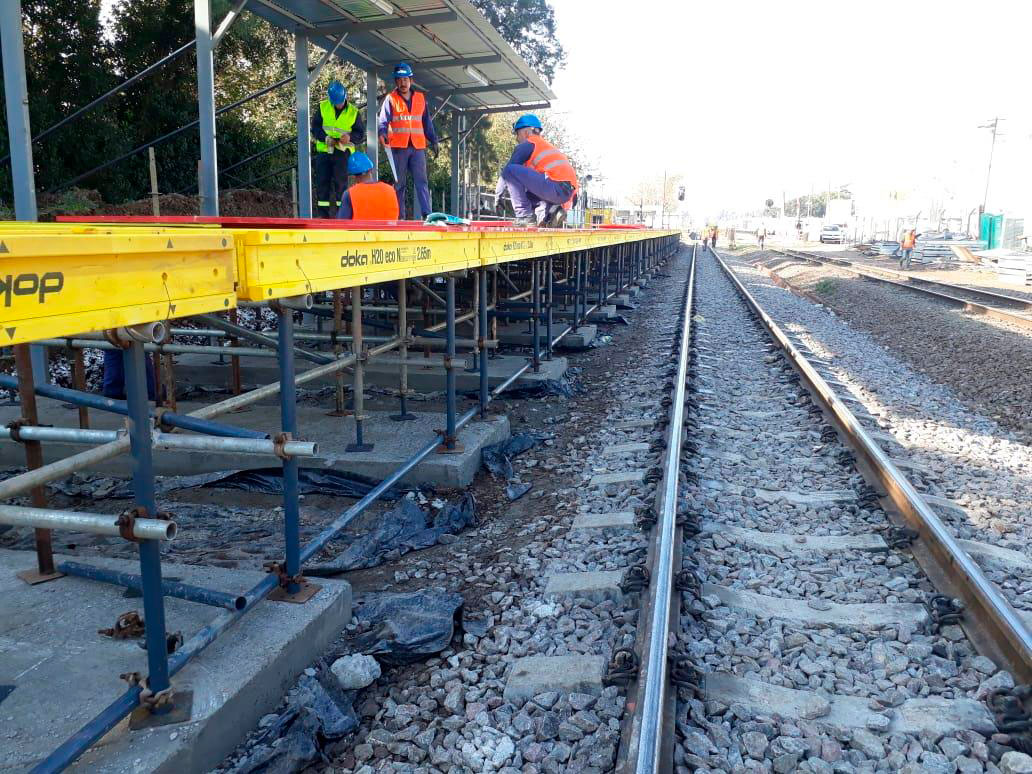 Línea General Belgrano Norte - Andenes Provisorios