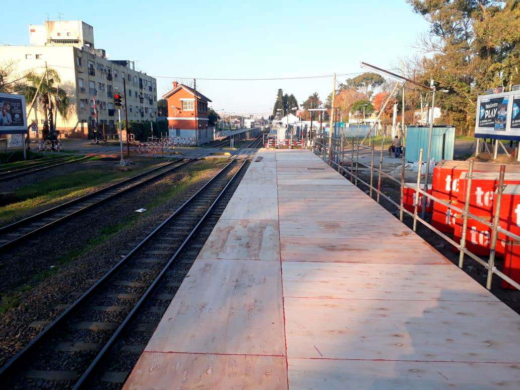 Línea General Belgrano Norte - Andenes Provisorios