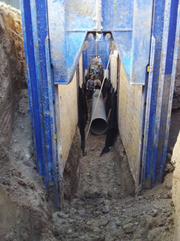 Colector cloacal en la Ciudad de Santa Fe, Reconquista