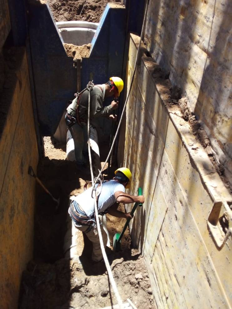 Colector cloacal en la Ciudad de Santa Fe, Reconquista