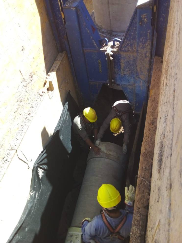 Colector cloacal en la Ciudad de Santa Fe, Reconquista