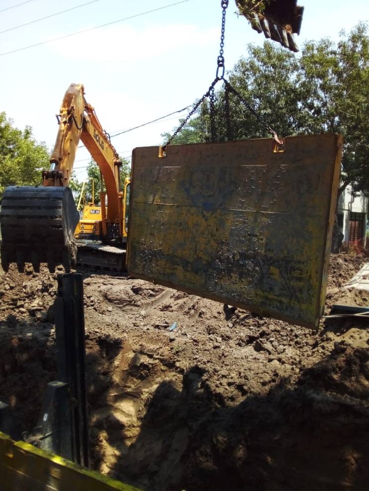 Colector cloacal en la Ciudad de Santa Fe, Reconquista