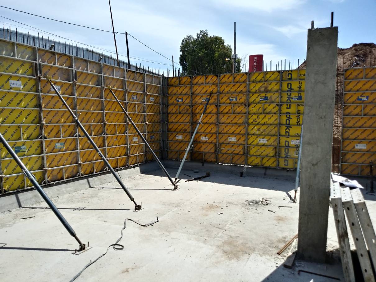 Construcción de deposito rectangular en Tortuguitas