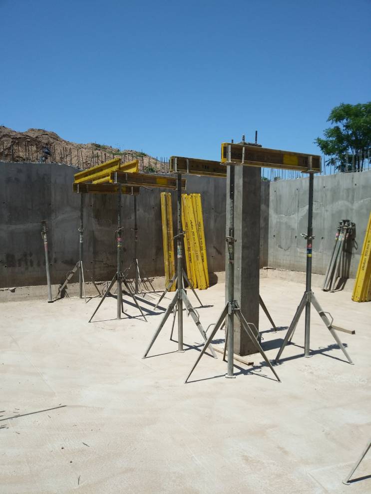 Construcción de deposito rectangular en Tortuguitas