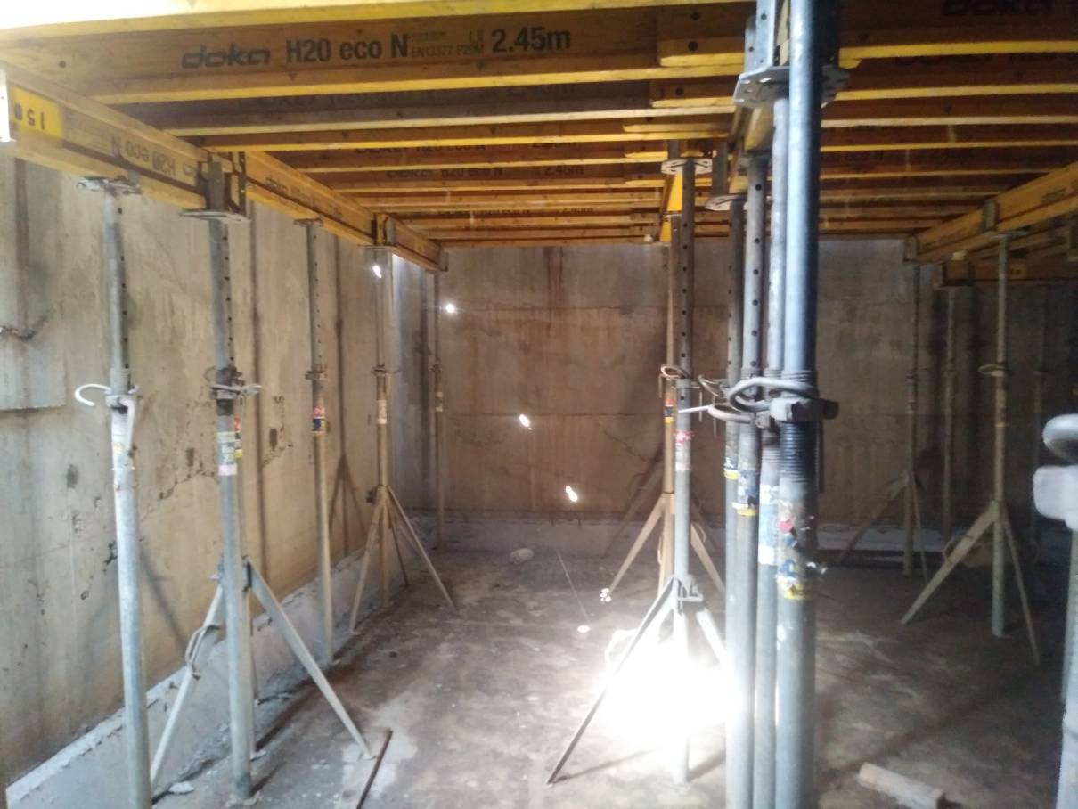 Construcción de deposito rectangular en Tortuguitas