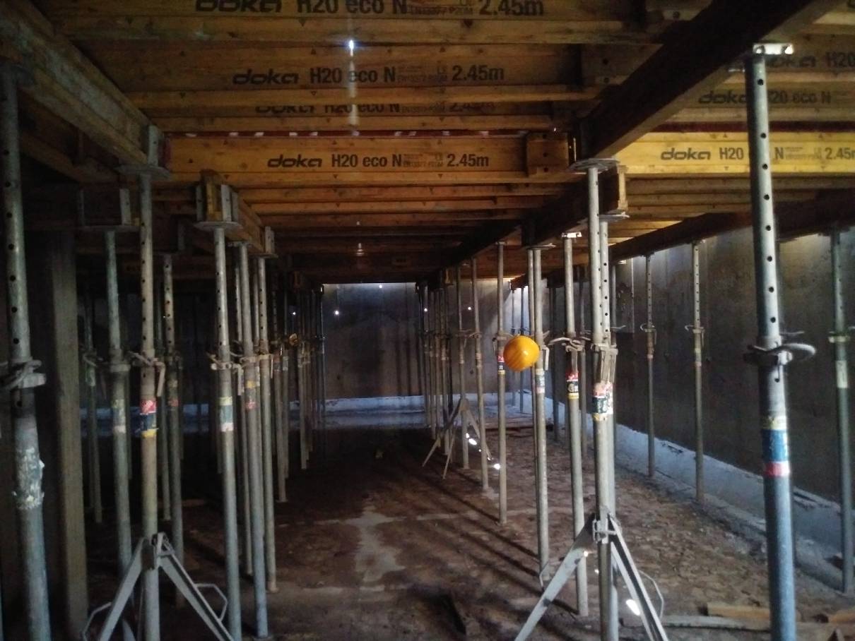 Construcción de deposito rectangular en Tortuguitas