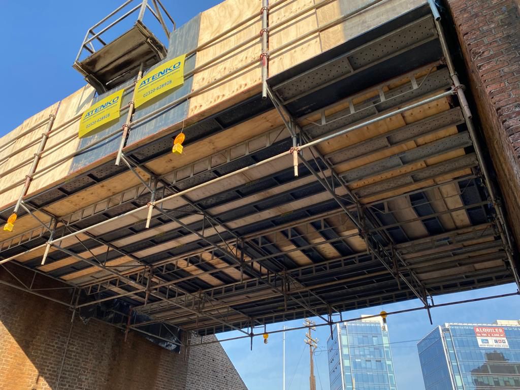 Andamio Colgante para Puente FCGB Norte - Calle Francisco N. Laprida