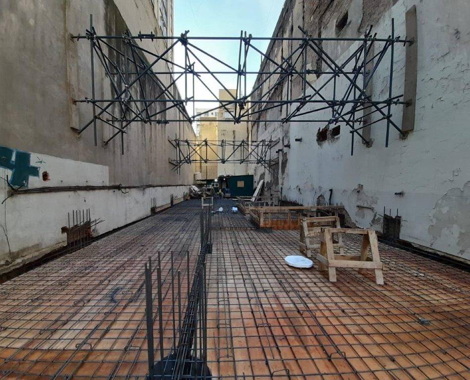 Doble montaje de Viga de Apuntalamiento